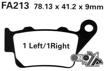 BRAKE PADS EBC FA213 - Image 3