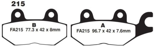 BRAKE PADS EBC FA215