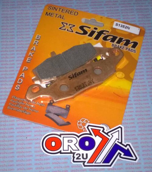 BRAKE PADS DISC SINTERED METAL, SIFAM S1352N (FA229)