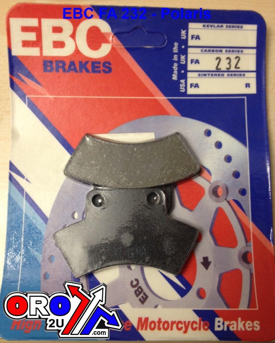 BRAKE PADS FA232 EBC FA232TT - Image 4