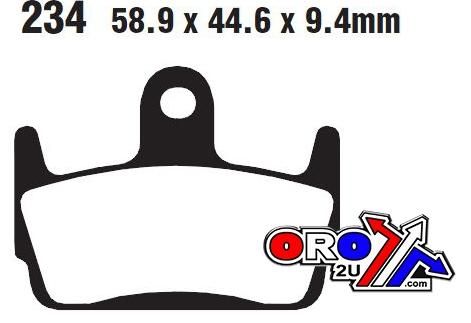 BRAKE PADS DISC SINTERED METAL, SIFAM S1962N (SFA234) - Image 3
