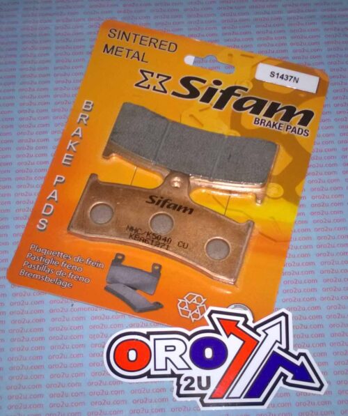 BRAKE PADS SINTERED METAL, SIFAM S1437N (FA249, FA424)