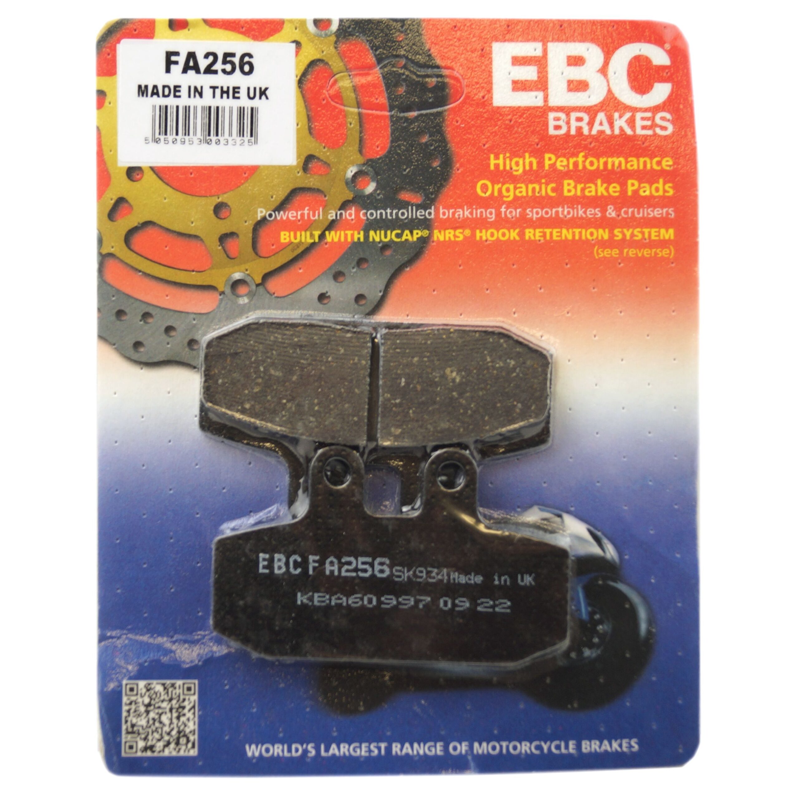 BRAKE PADS STD FA256 EBC