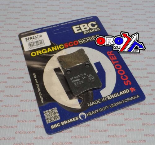 BRAKE PADS SFA257/2 EBC, EBC SFA257/2, 06436 MCT 006