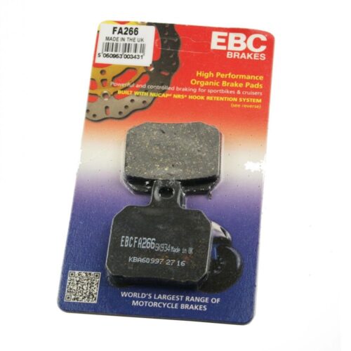 BRAKE PADS Kevlar Organic, EBC FA266 Black Touring – Road