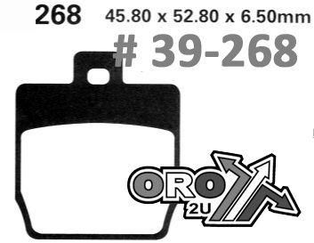 BRAKE PADS SINTERED NITRO, MOTO-MASTER 098022, 39-268