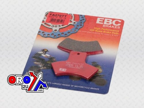 BRAKE PADS STD SEMI-METAL TT, FA270TT EBC