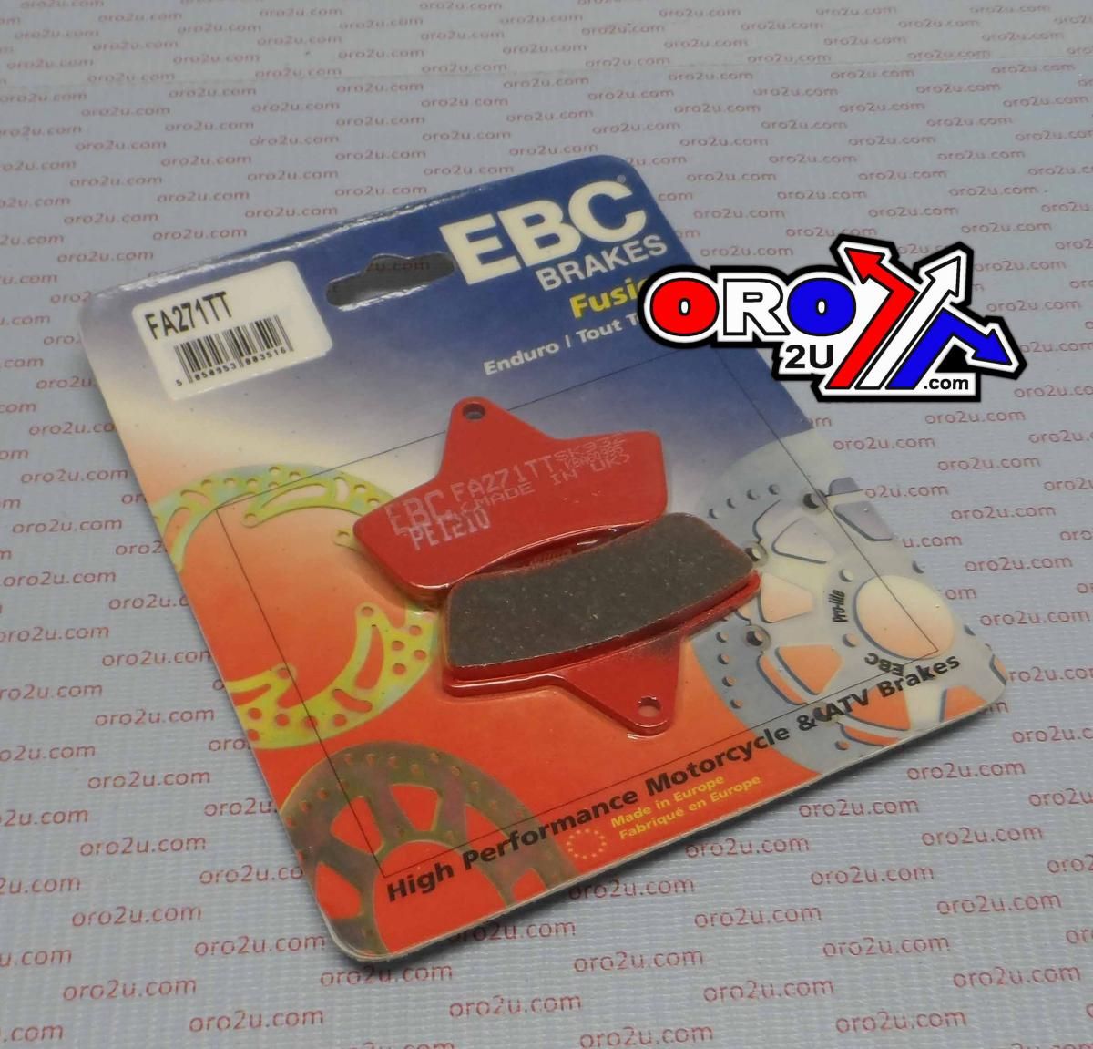 BRAKE PADS SEMI-METAL TT, FA271TT EBC - Image 2