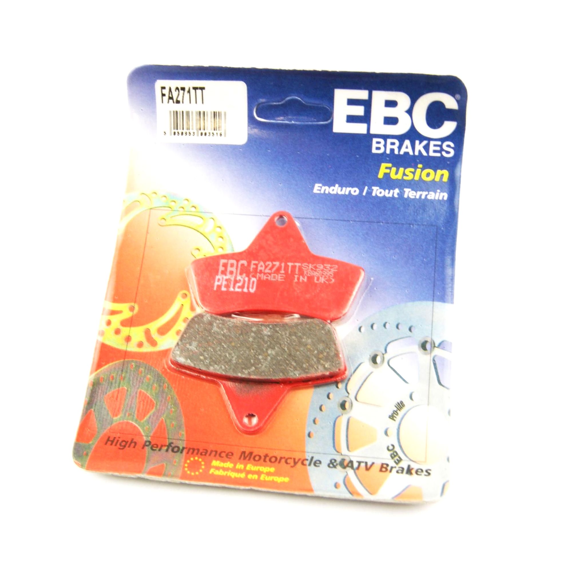 BRAKE PADS SEMI-METAL TT, FA271TT EBC - Image 3