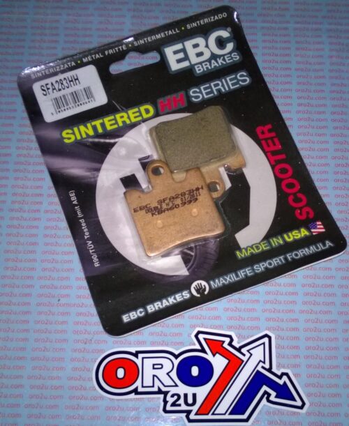 BRAKE PADS SCOOTER SINTERED, METAL EBC SFA283HH