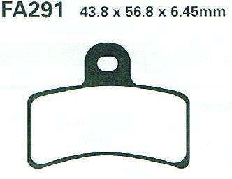 BRAKE PADS FA291 EBC, FA291