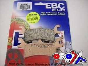 BRAKE PADS SINTERED METAL GOLD, EBC FA314R, POLARIS, 39-314