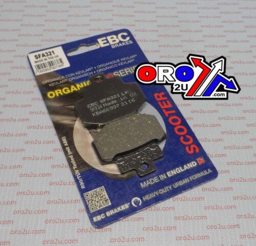 BRAKE PADS STD SCOOTER ORGANIC, EBC SFA321