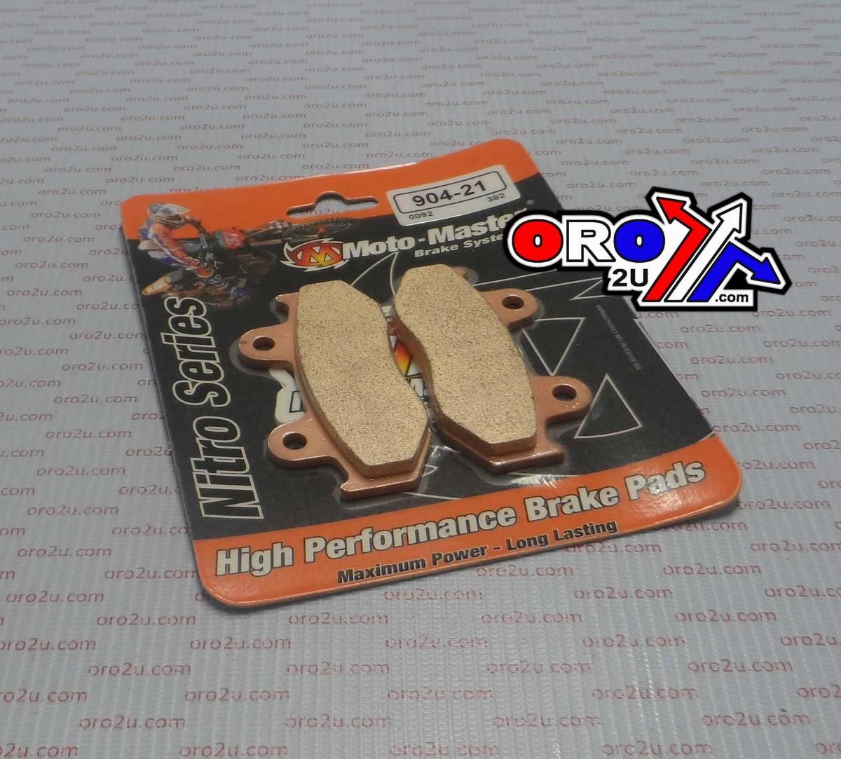 BRAKE PADS SINTERED NITRO, MOTO-MASTER 090421, 39-323 - Image 3