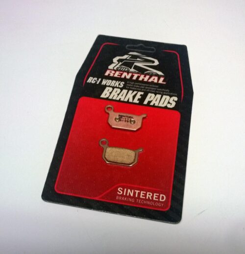 BRAKE PADS SINTERED RC-1, RENTHAL BP-113, BP113 WORKS, 39-325, 41-924.H.REN