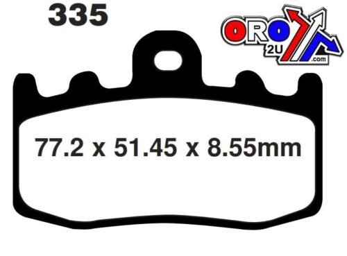 BRAKE PADS SINTERED METAL N4, RD-N4 DB2095