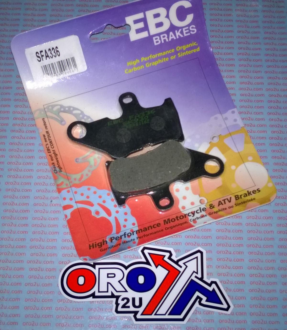 BRAKE PADS STD SCOOTER ORGANIC, EBC SFA336, KEVLAR BACK - Image 3
