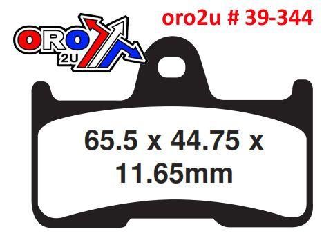 BRAKE PADS SINTERED NITRO, MOTO-MASTER 098121, 39-344