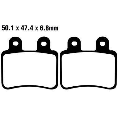 BRAKE PADS SINTERED METAL EBC, EBC FA350HH, 39-350 - Image 2