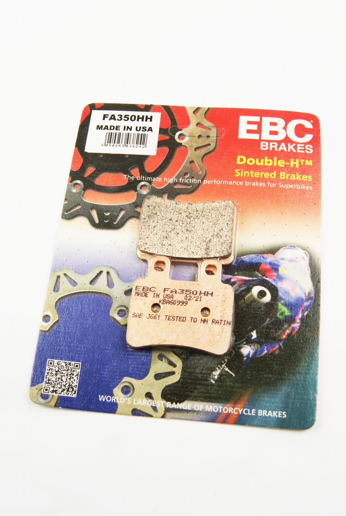 BRAKE PADS SINTERED METAL EBC, EBC FA350HH, 39-350 - Image 3