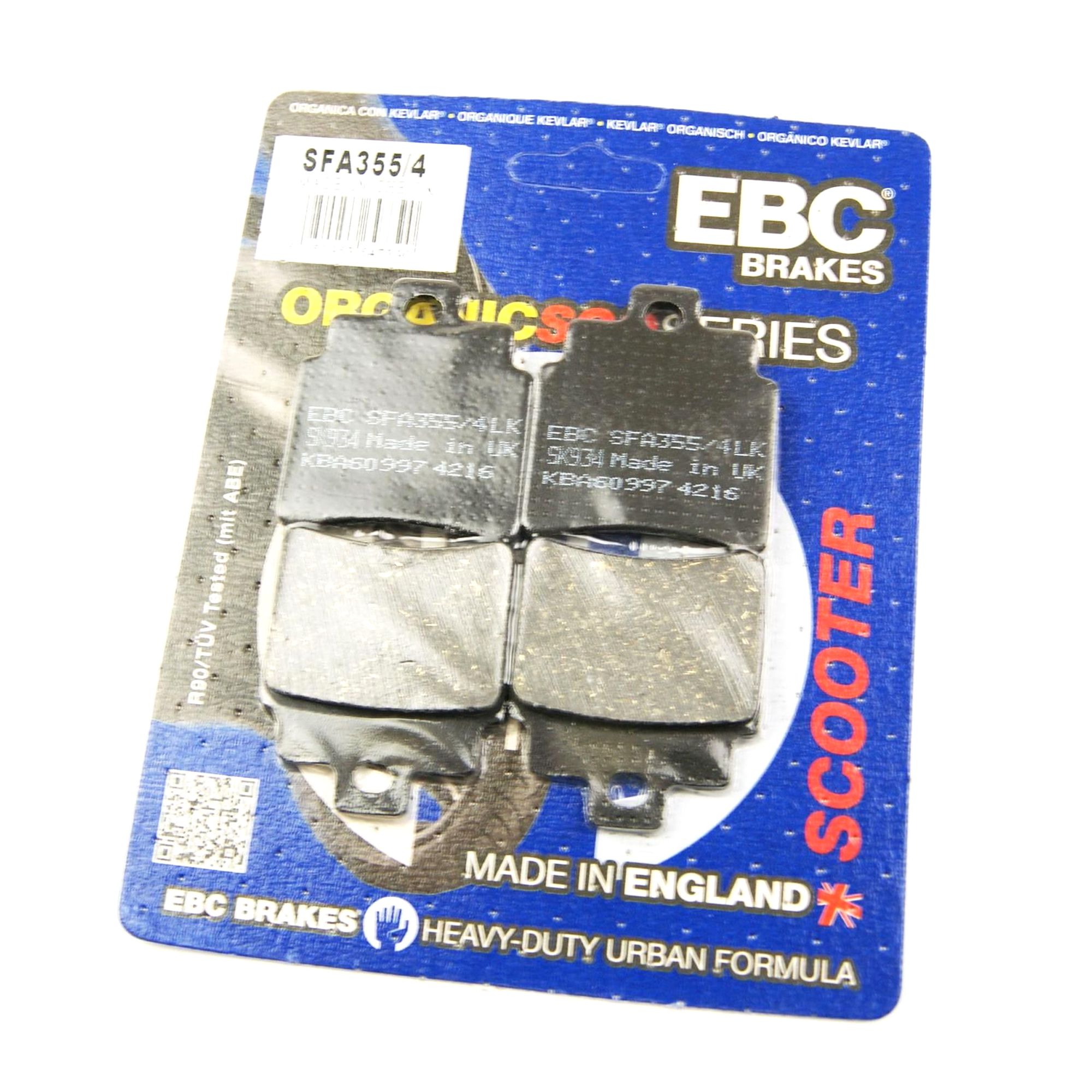 BRAKE PADS SET 4 FA355/4 EBC, EBC REAR BRAKE PADS - Image 2