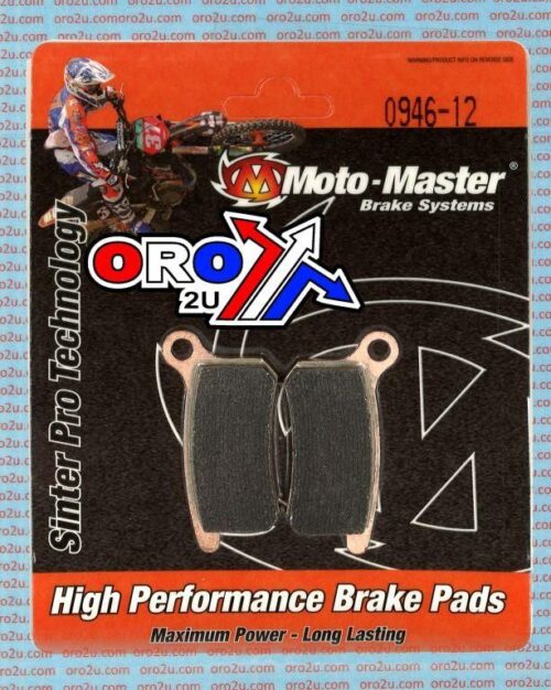 BRAKE PADS SINTERED RACING, MOTO-MASTER 094612 41-923.H.MM, 39-357