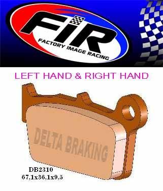 BRAKE PADS SINTERED METAL HS, MX-N HIGH FRICTION, DB2310 BP031T05B - Image 2