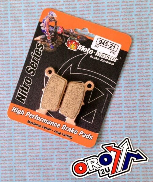 BRAKE PADS SINTERED NITRO, MOTO-MASTER 094521, 39-367, 41-940.H.NITRO