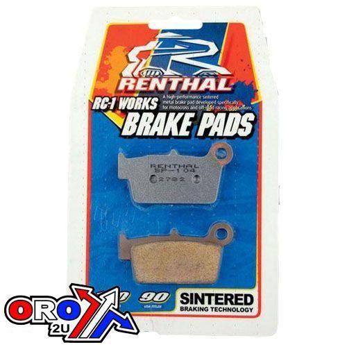 BRAKE PADS SINTERED RC-1, RENTHAL BP-104, BP104 WORKS, 39-367, 41-940.H.REN - Image 2