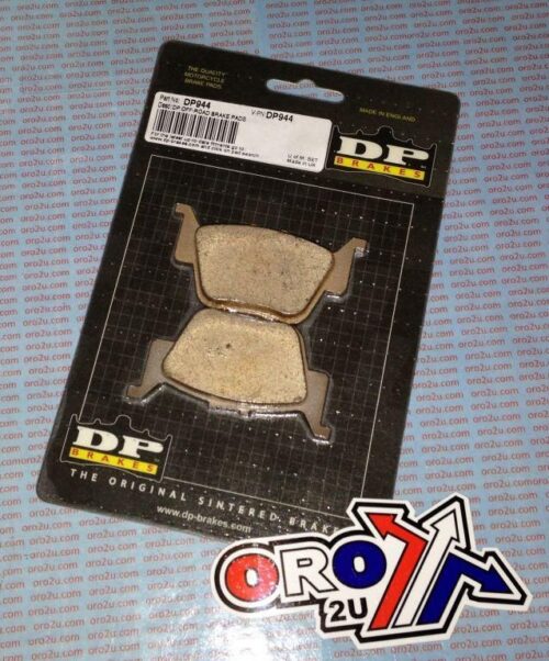 BRAKE PADS SINTERED DP BRAKES, DP944 Premium Sintered, 75.3 x 39.4 x 9.7mm, 39-373