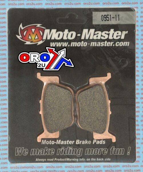 BRAKE PADS MOTO-MASTER, SEMI-METALLIC STD 095111