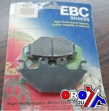 BRAKE PADS STD KEVLAR ORGANIC, FA377 EBC, BLACK SEMI-METAL - Image 3