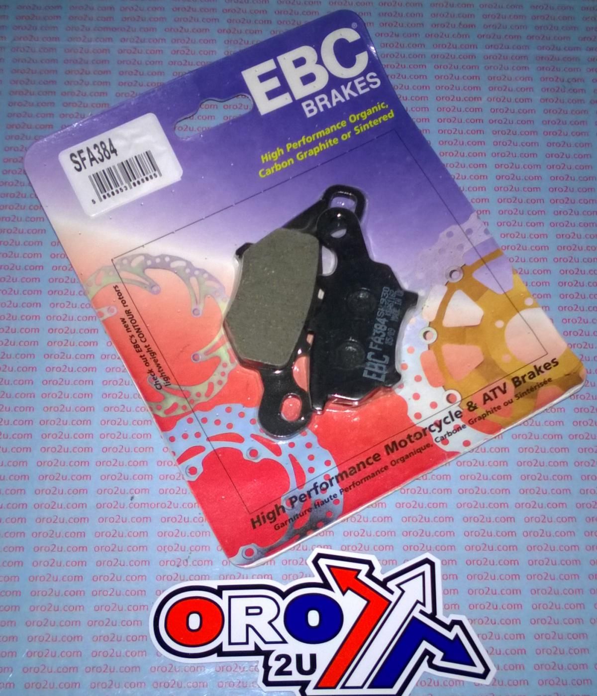 BRAKE PADS STD SCOOTER ORGANIC, EBC SFA384