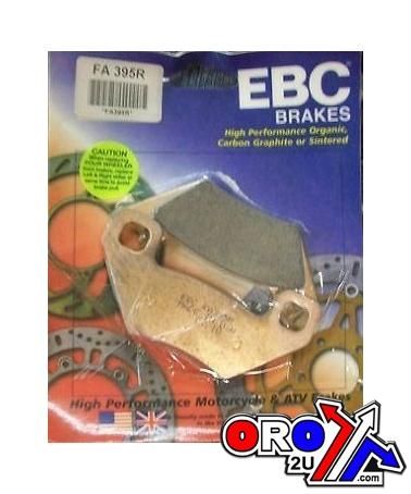 BRAKE PADS SINTERED METAL EBC, EBC FA395R, 39-395