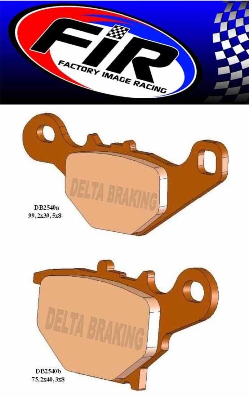 BRAKE PADS SINTERED METAL HF, CPRO HIGH FRICTION, DB2540-CPRO