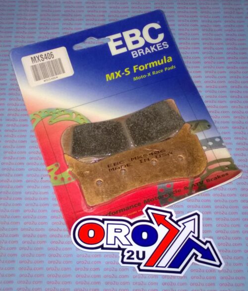 BRAKE PADS SINTERED METAL, EBC MXS406, KTM HUSABERG