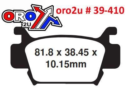 BRAKE PADS DP BRAKES HARD, DP959 Premium Sintered Dunlopad DP, 39-410 - Image 3