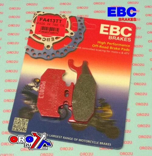 BRAKE PADS STD FA413TT EBC, FRONT LEFT HAND SIDE
