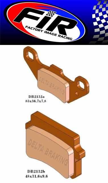 BRAKE PADS SINTERED METAL HD, QD-D EXTREME ATV, DB2132 QD-D, BP198DDDD