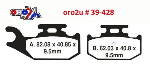 BRAKE PADS SINTERED FA428R 39-428