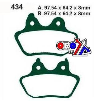 BRAKE PADS SINTERED METAL, EBC FA434HH HARLEY DAVIDSON - Image 5