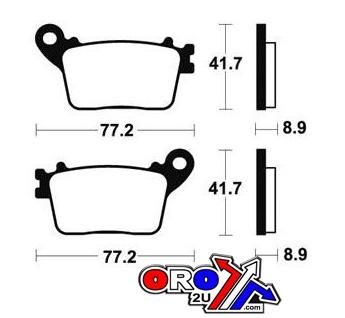BRAKE PADS SINTERED METAL, SIFAM S1174N (FA436HH), 39-436