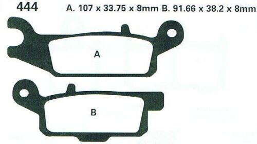 BRAKE PADS DP BRAKES HARD, DP980 BRAKES Premium Sintered, 39-444