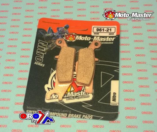 BRAKE PADS SINTERED NITRO, MOTO-MASTER 096121, 39-446