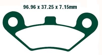 BRAKE PADS DISC EBC FA453TT