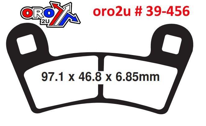 BRAKE PADS DP BRAKES HARD, DP984 Premium Sintered, 39-456 - Image 2