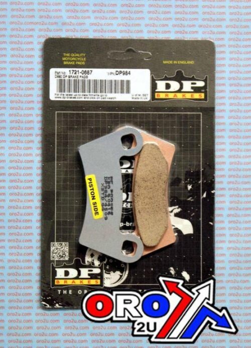 BRAKE PADS DP BRAKES HARD, DP984 Premium Sintered, 39-456