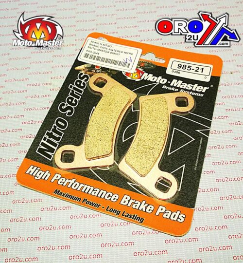 BRAKE PADS SINTERED NITRO, MOTO-MASTER 098521, 39-456