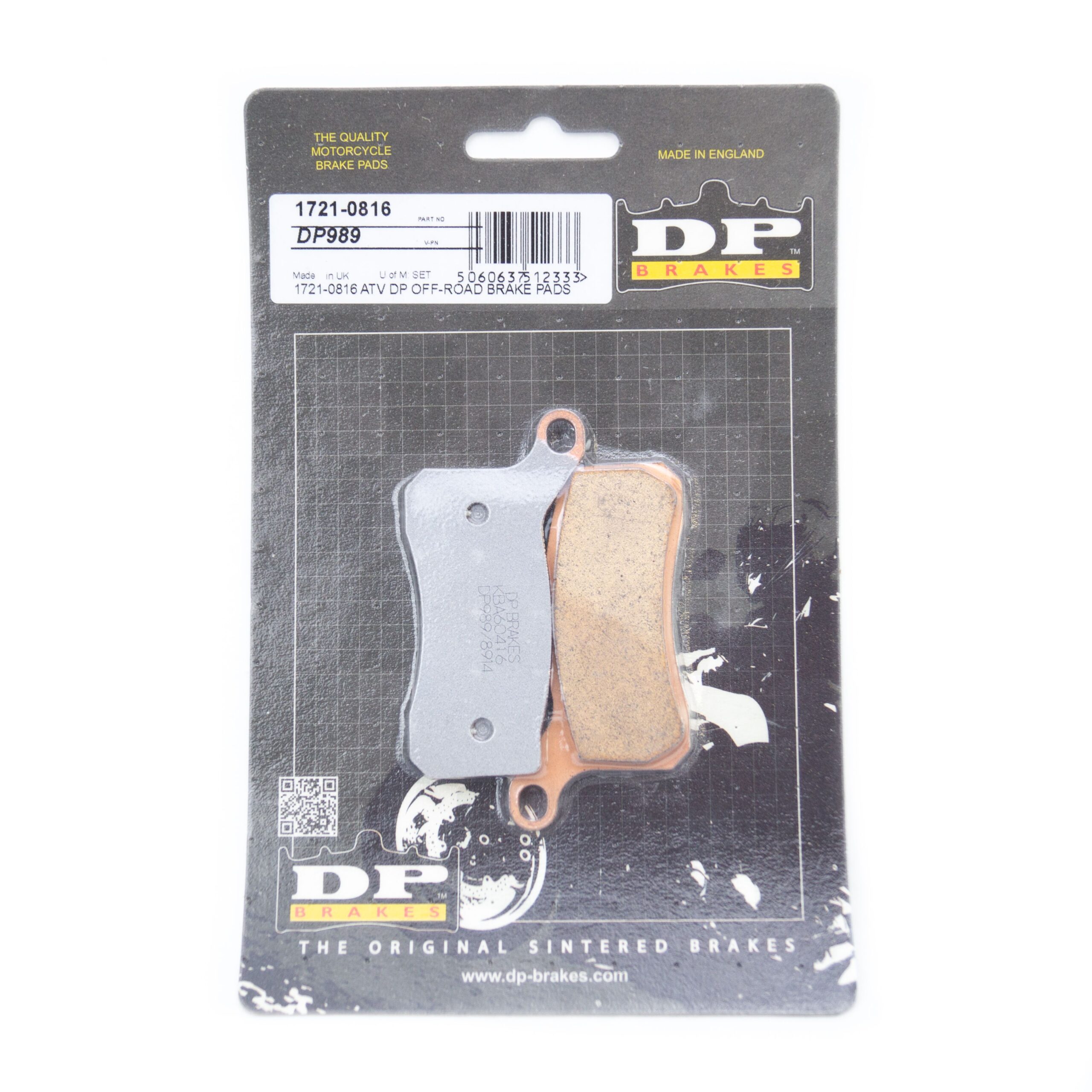 BRAKE PADS SINTERED DP BRAKES, DP989 Premium 41-989.H.DP, 39-462