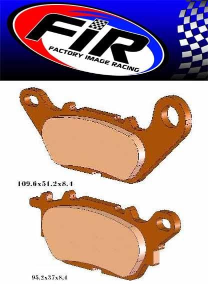 BRAKE PADS MINERAL ORGANIC M DB2174-M BP242M01F - Image 2